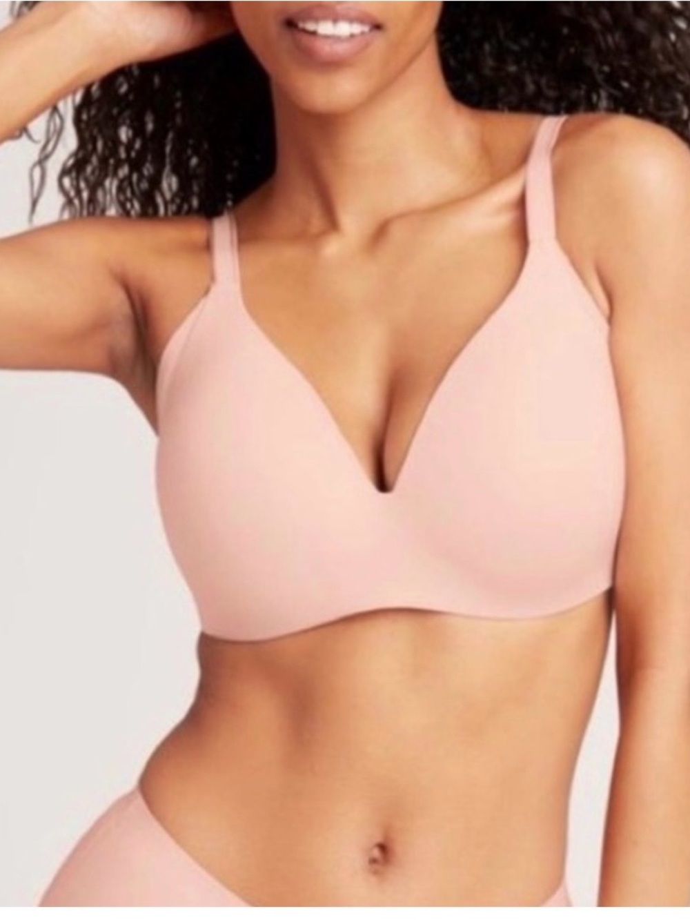 Knix Wingwoman Contour Bra NWT Size 4 32 C 32 D 34 C Pink Comfort Wireless